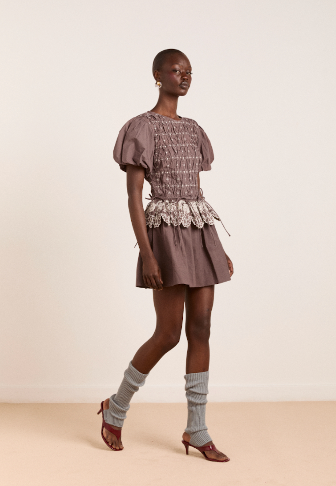 audrey mini dress damson madder – MARGAUX
