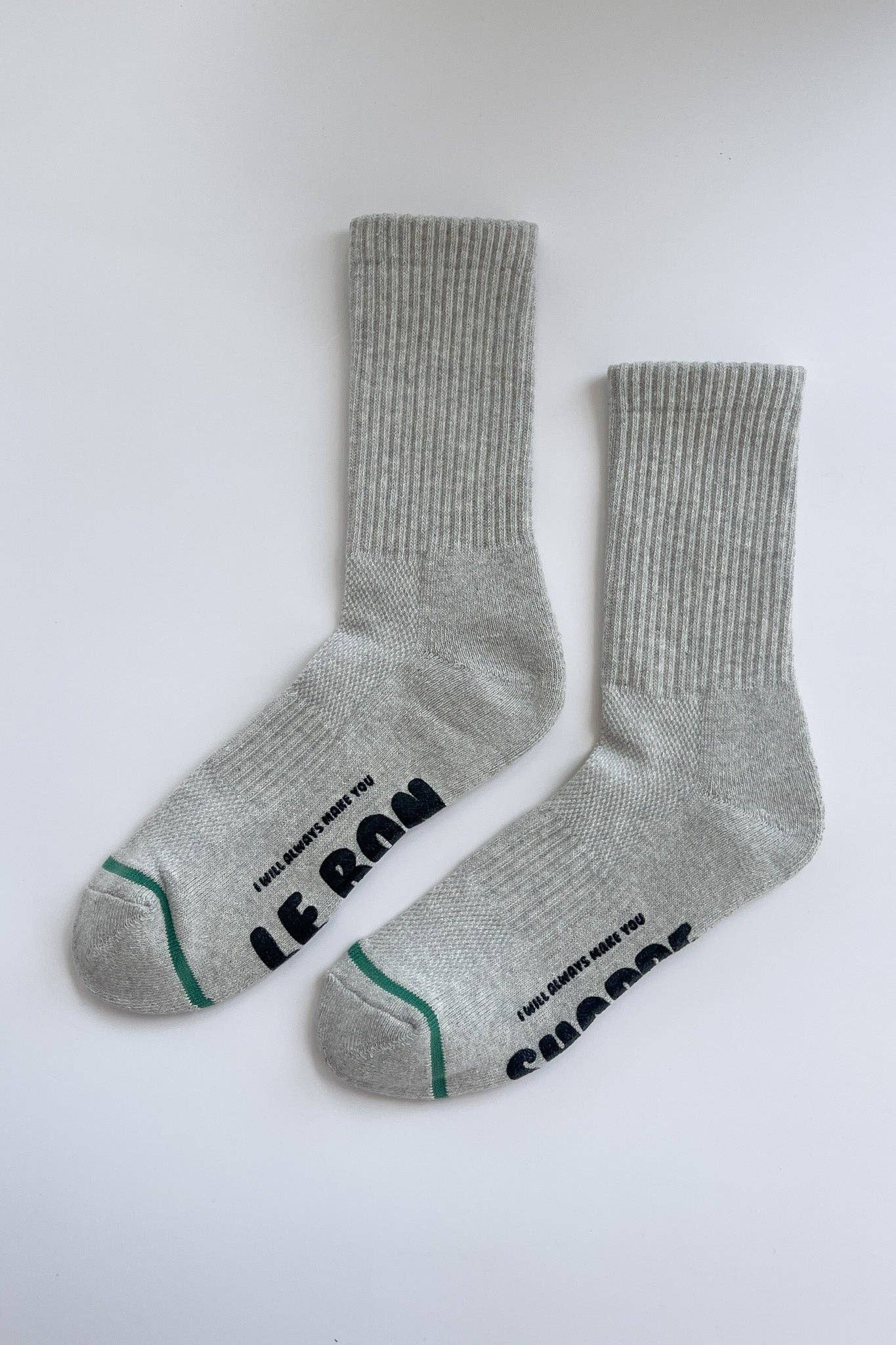 Hugger Socks GREY/ BLACK