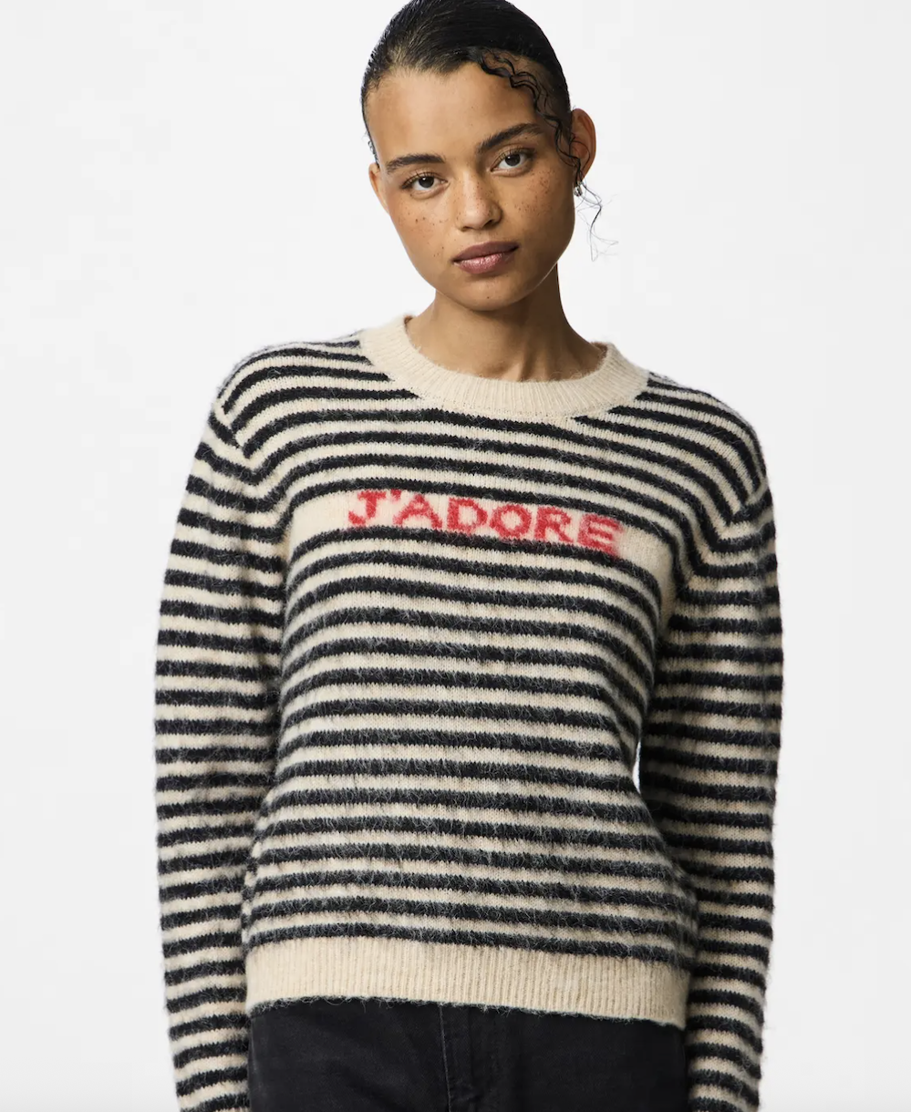 J'Adore Striped Sweater