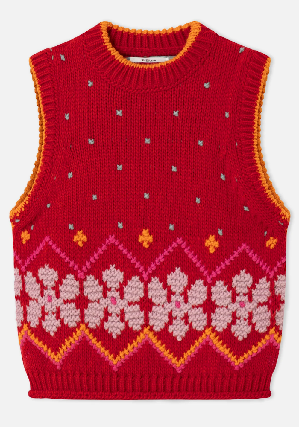 Jumpy Red Knit Vest