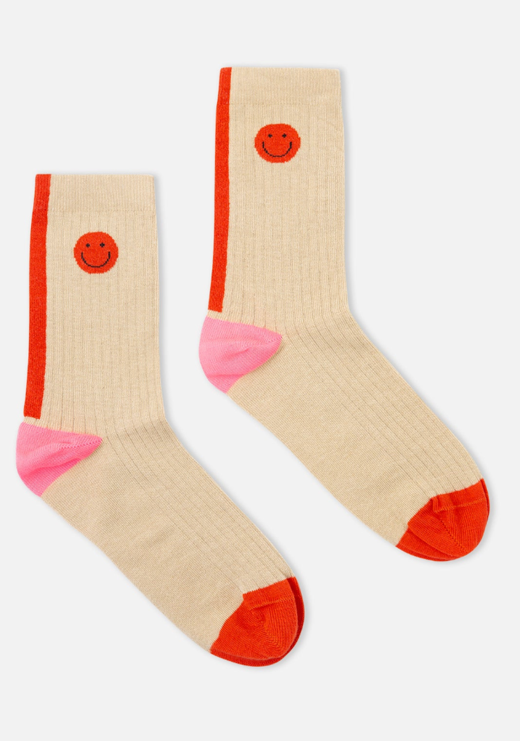 Cream Smiley Cobi Socks