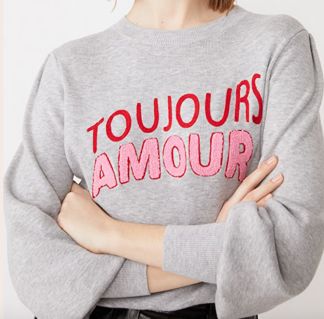 Toujours Grey Sweatshirt