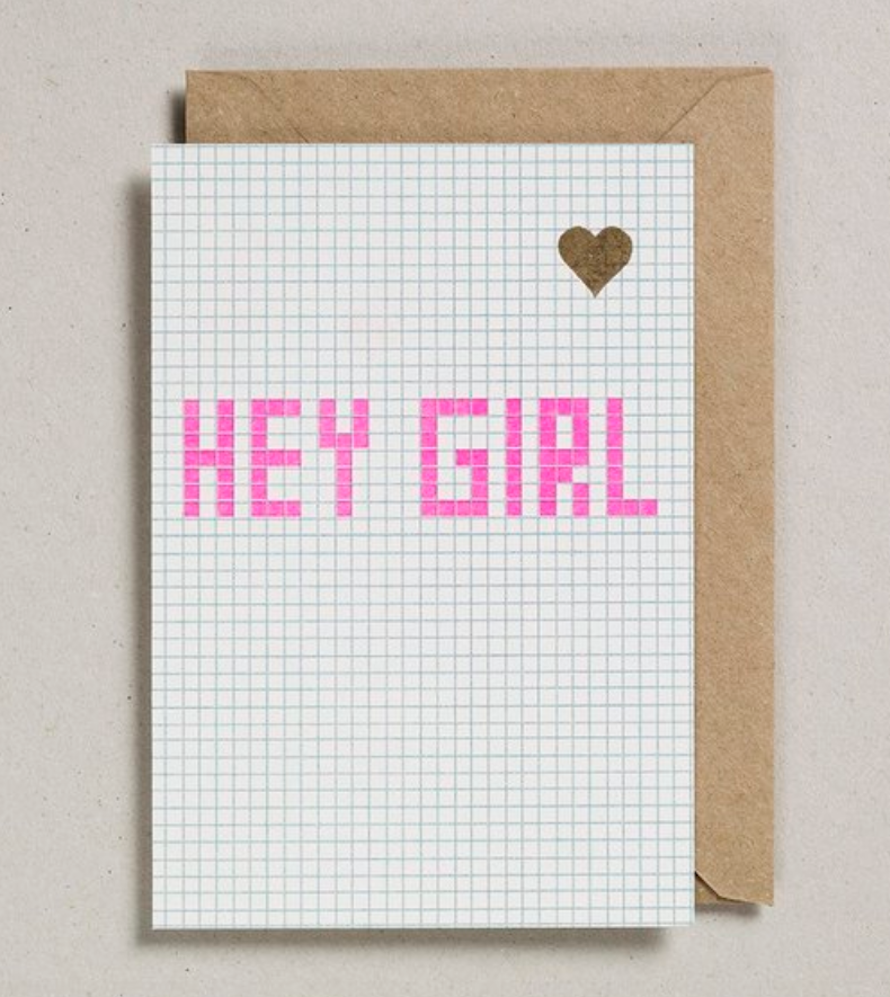Hey Girl Card
