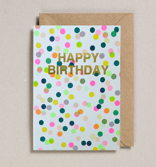 Spots Birthday Card