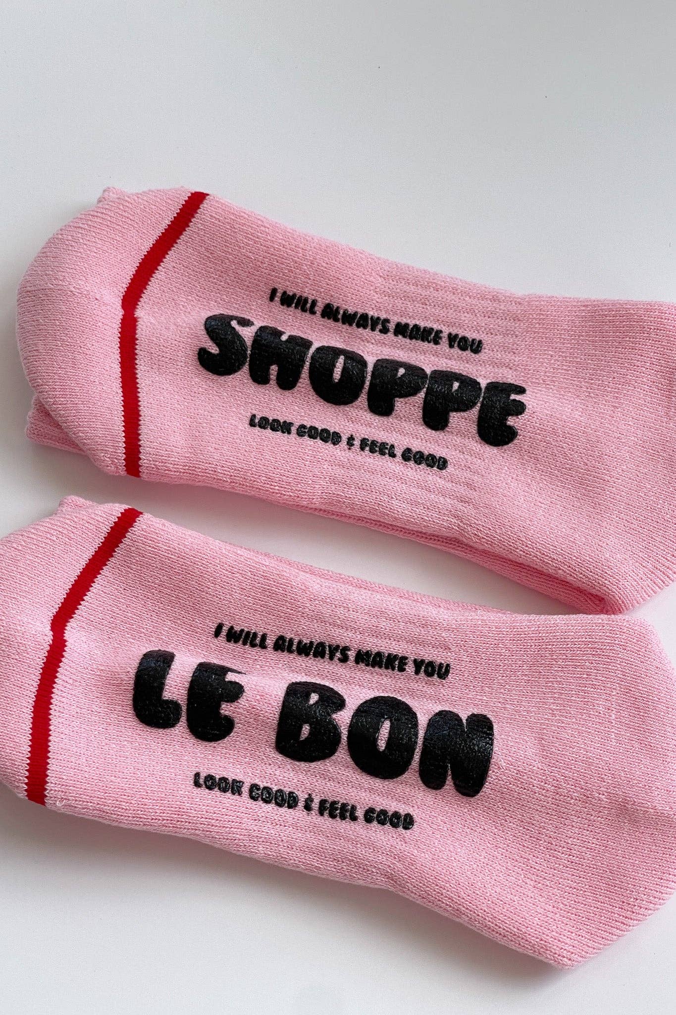 Hugger Socks PINK / BLACK