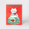 Cat Christmas Holiday Card