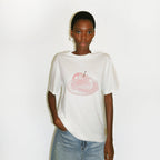 Apple Print Oversized T-shirt
