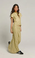 Polka Dot Mesh Skirt