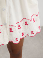 Load image into Gallery viewer, Amaya White Cherry Dress
