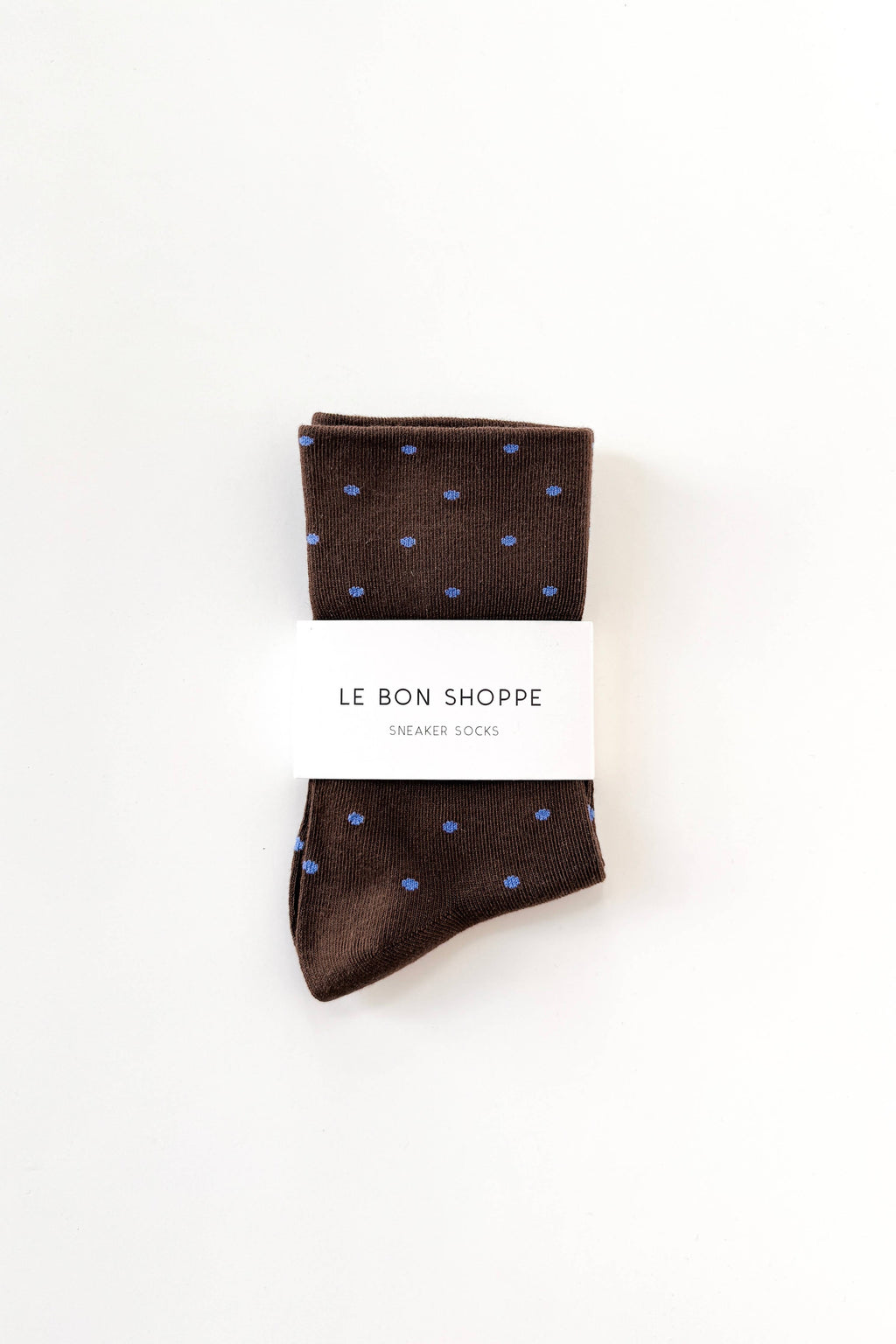 POLKA DOT Socks CACAO/BLUE