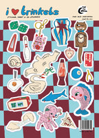 Trinkets A5 Sticker Sheet
