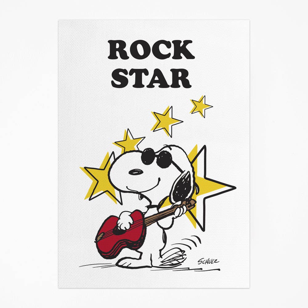 Peanuts Rock Star Tea Towel