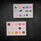 Risograph Print Pink Polka Palette