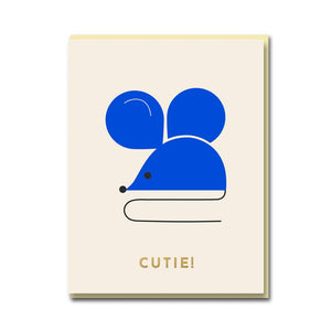 Cutie Mouse Greeting Card