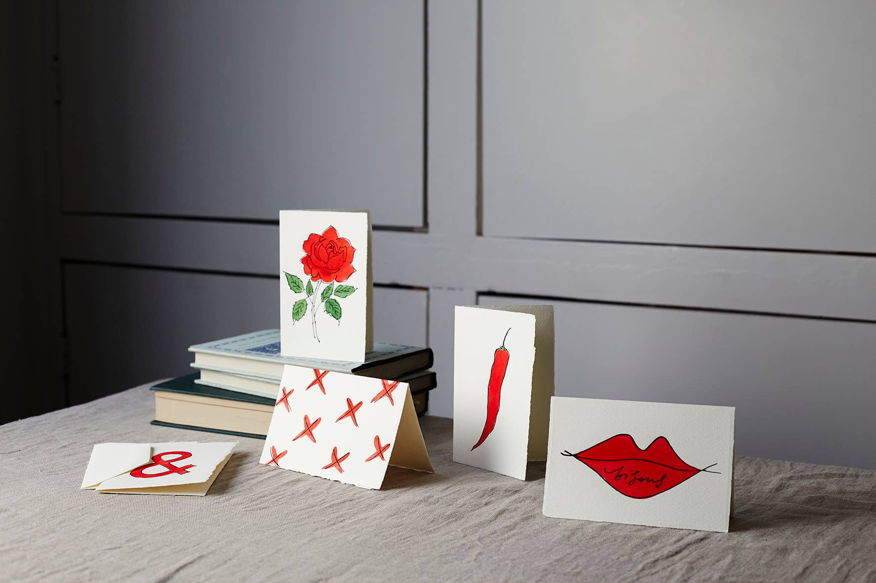 Bisous Valentine Card