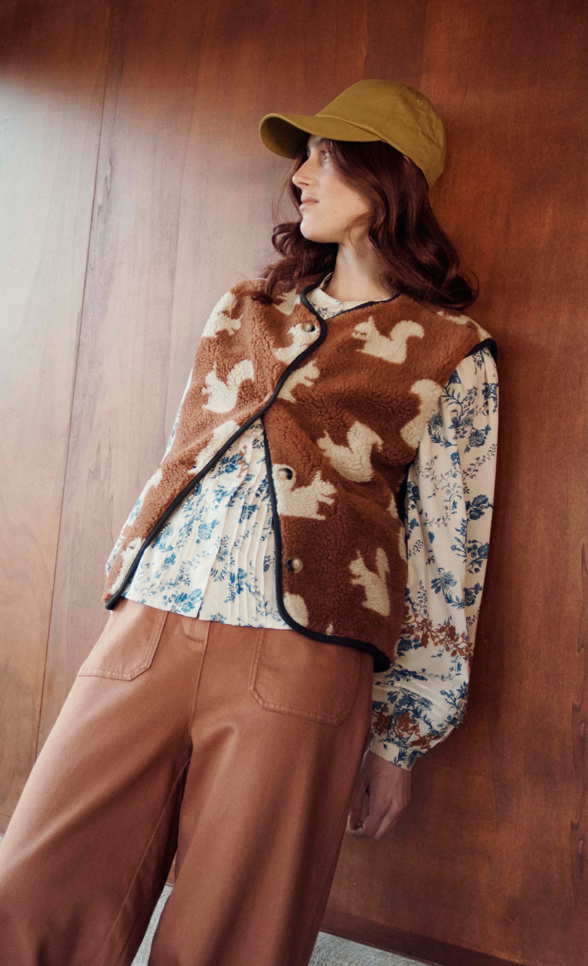 Squirrel Fleece Gillet