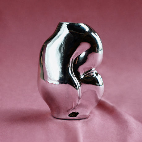 Chrome Vase