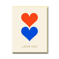 Love You Hearts Greeting Card
