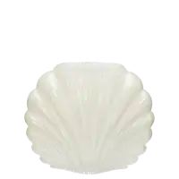 Cream Pearly Shell Vase