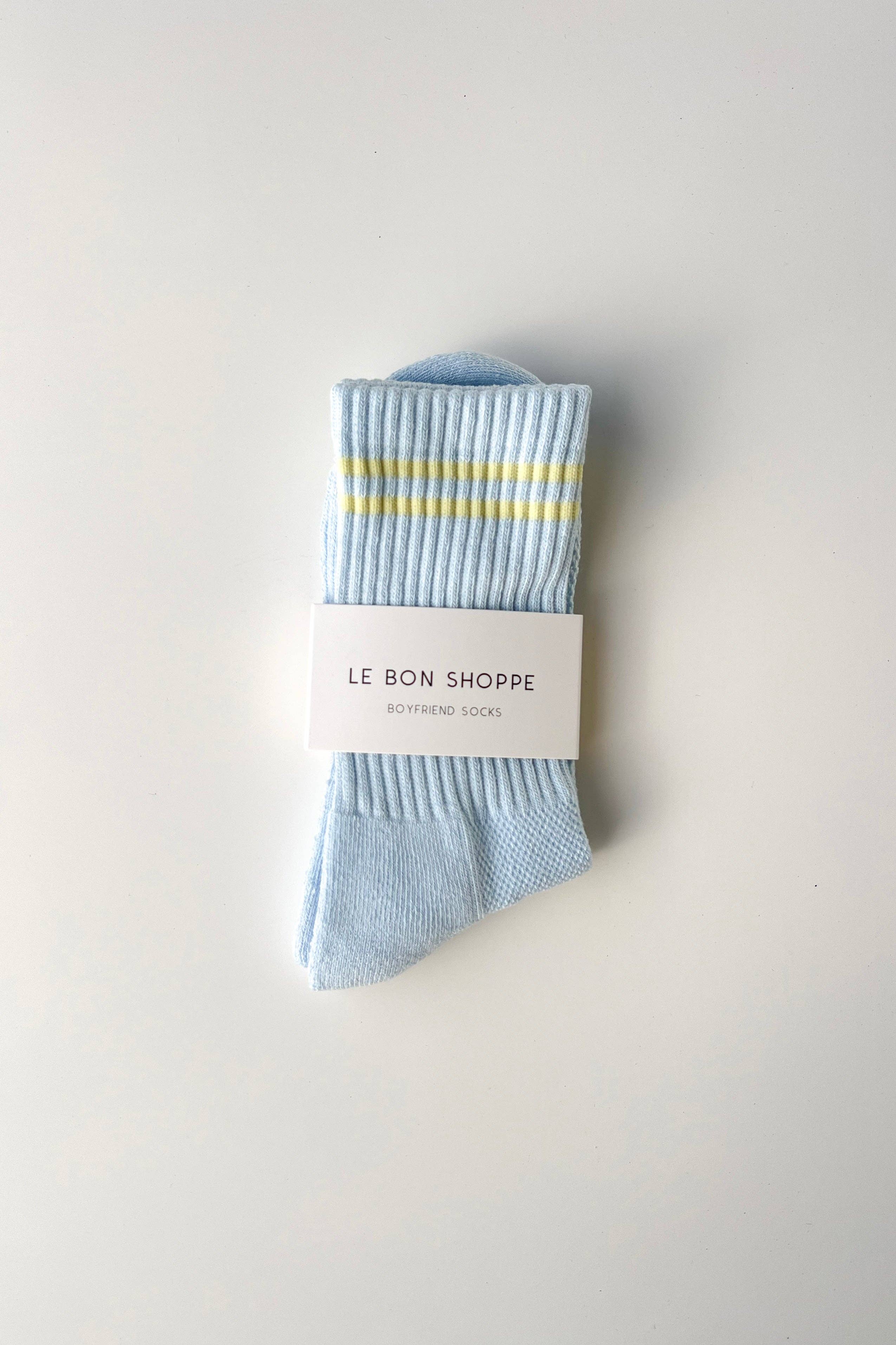 Boyfriend Socks Pastel Sky