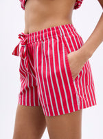 Load image into Gallery viewer, Krissy Boxer Shorts Red Stripe
