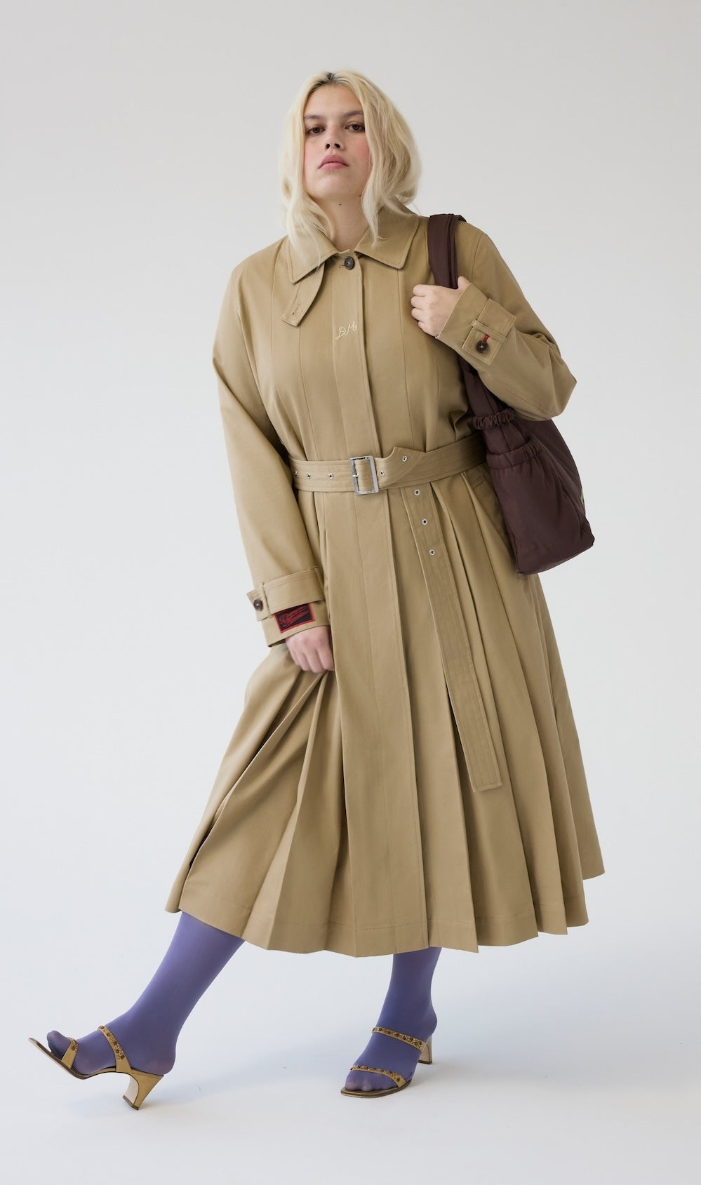Sofia pleated Trench Coat coming soon