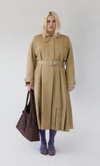 Sofia pleated Trench Coat coming soon