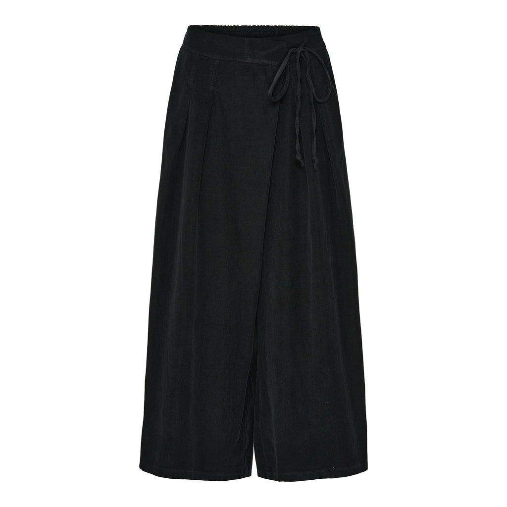 Black Marta Needlecord Trousers