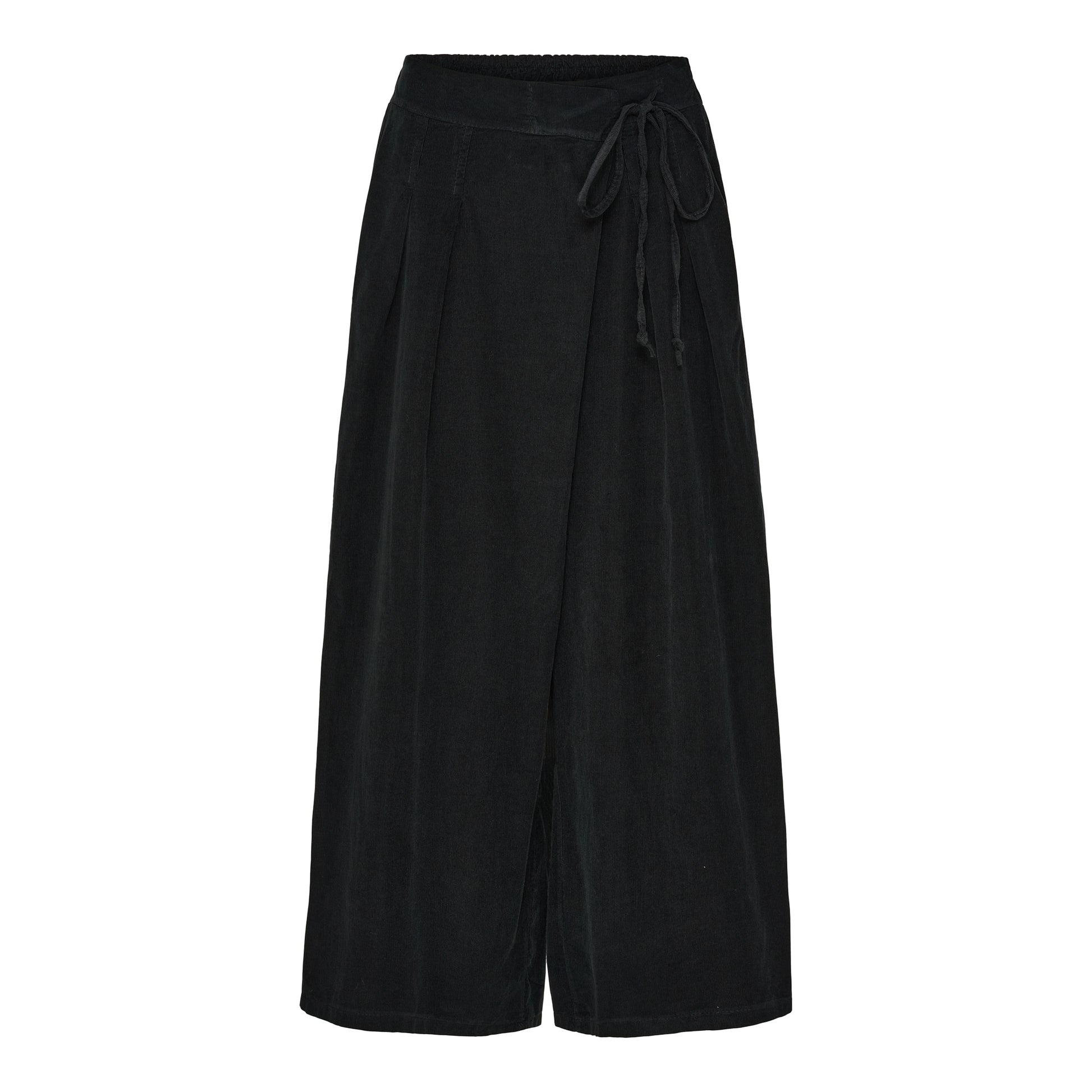 Black Marta Needlecord Trousers