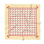 Cherry Cotton Silk Bandana