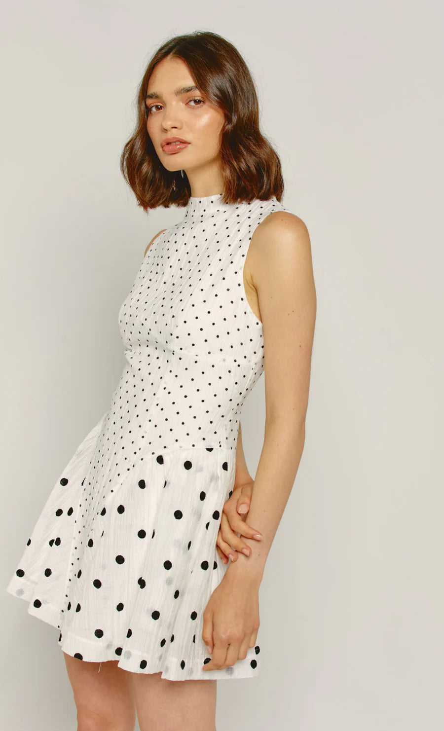 Polka Dot Mini Dress