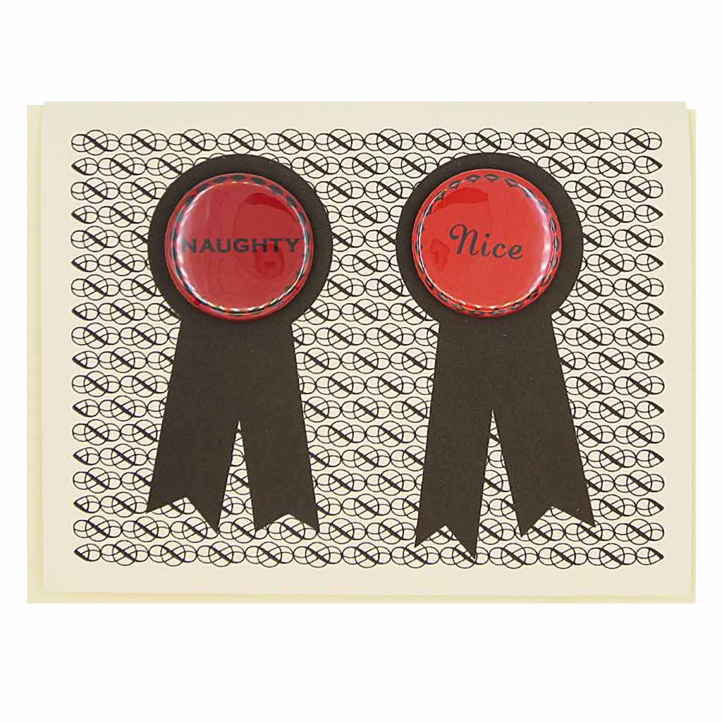 Naughty & Nice Pin Card