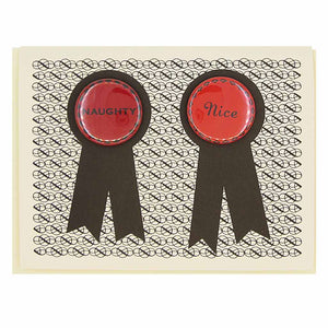 Naughty & Nice Pin Card