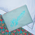 Mint Linen Pyjama Case