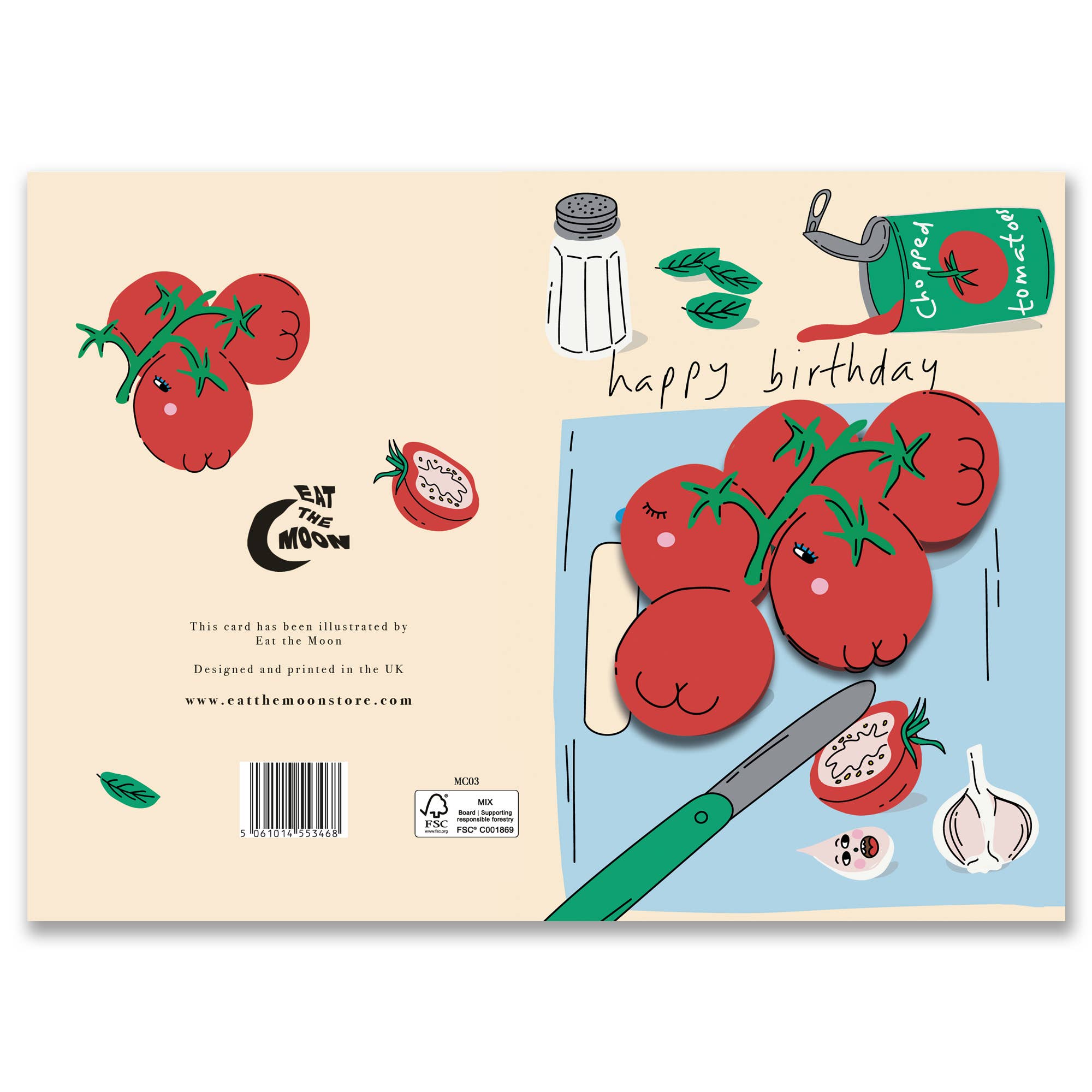 Tomato Magnet Card
