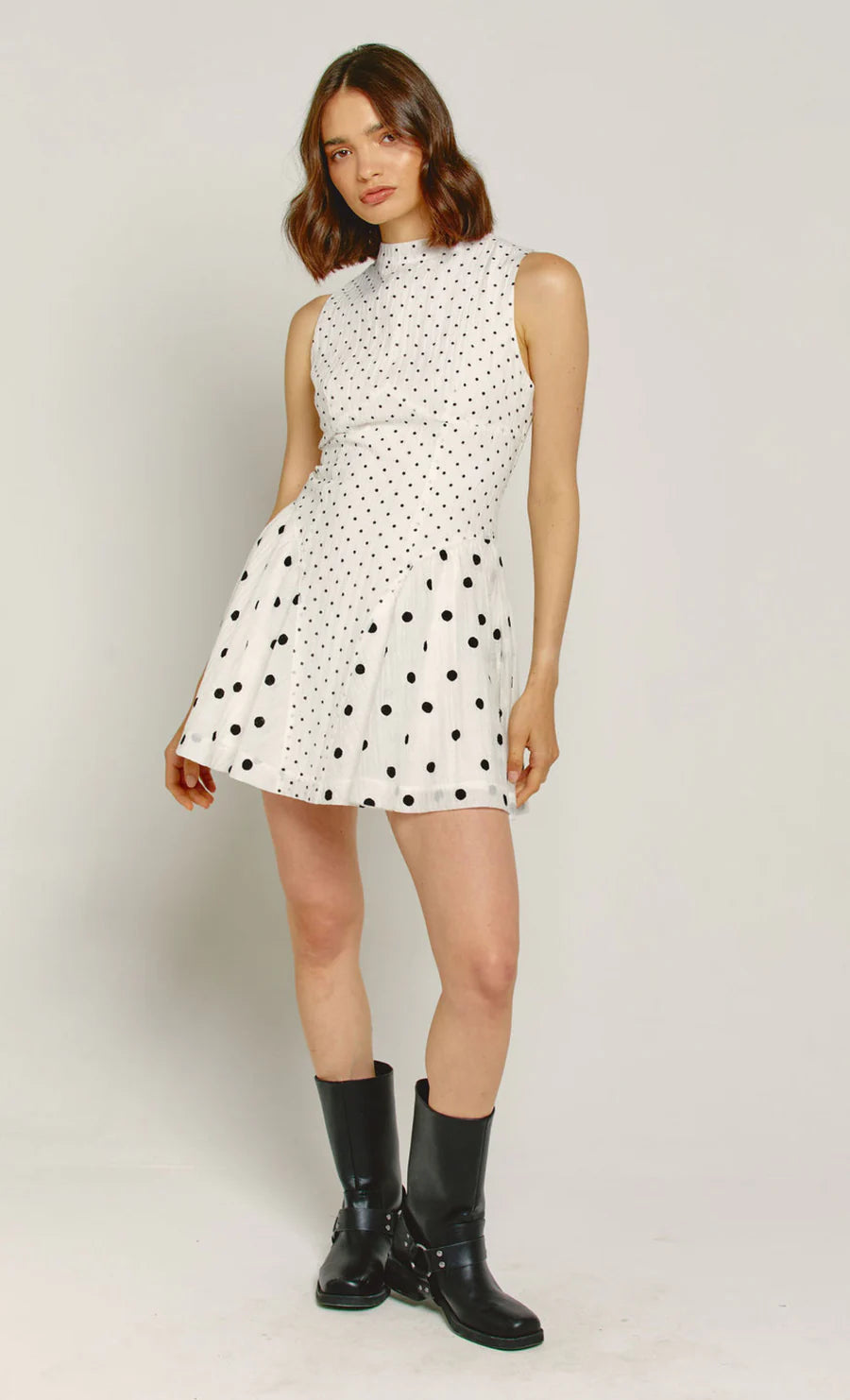 Polka Dot Mini Dress