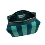 Load image into Gallery viewer, Velvet Teal Make-Up Bag
