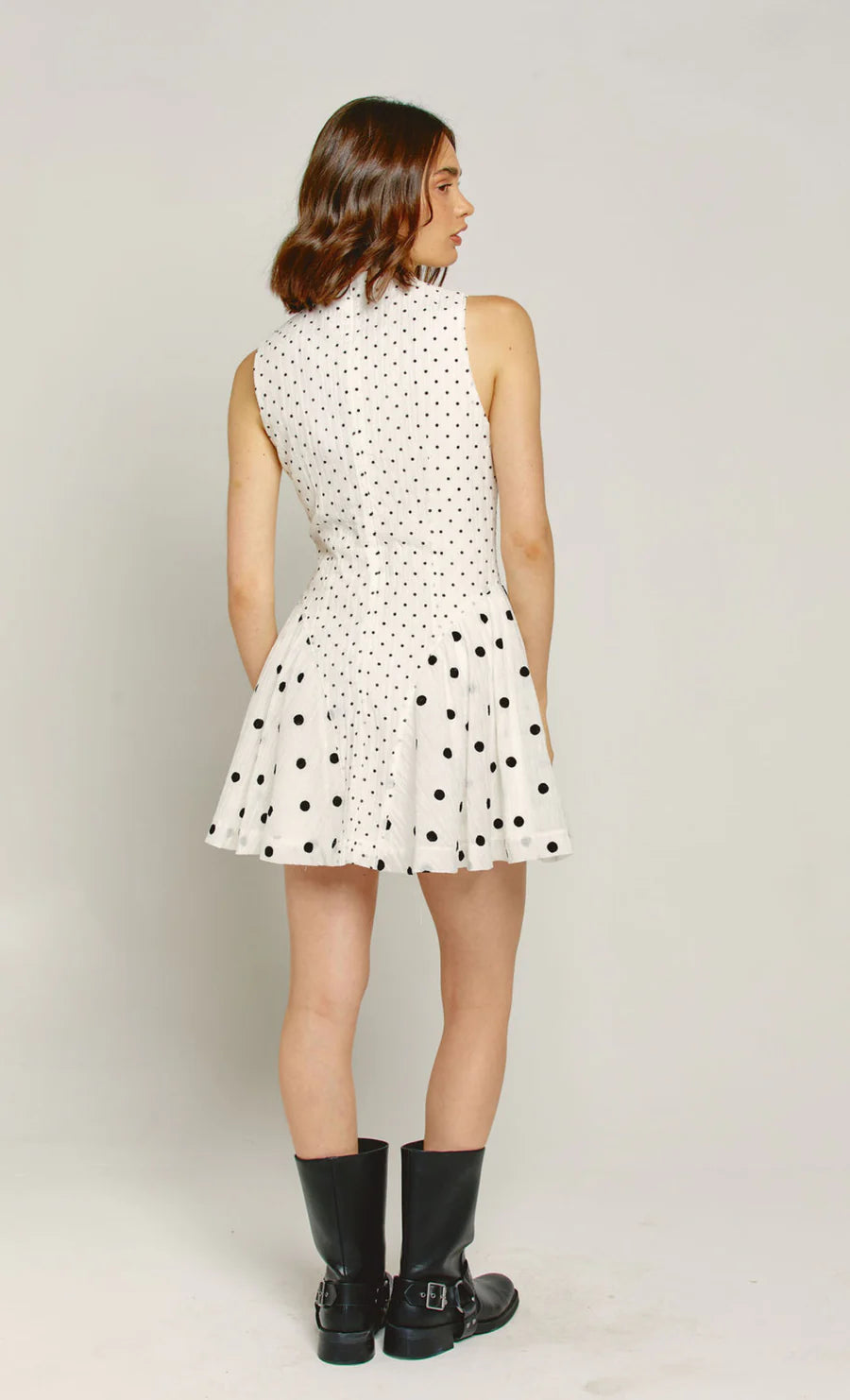 Polka Dot Mini Dress