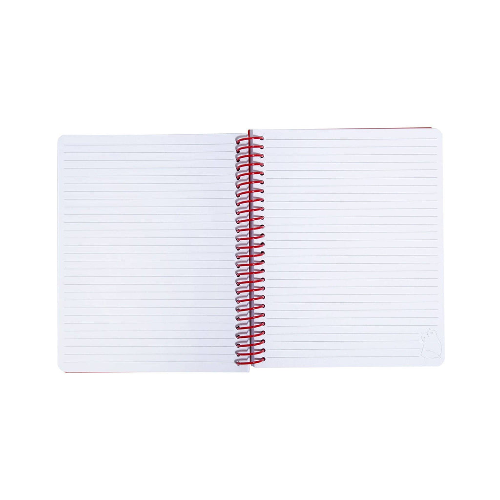 Love Cats Blanco Spiral Notebook