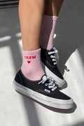 Embroidered Crew Socks STRAWBERRY