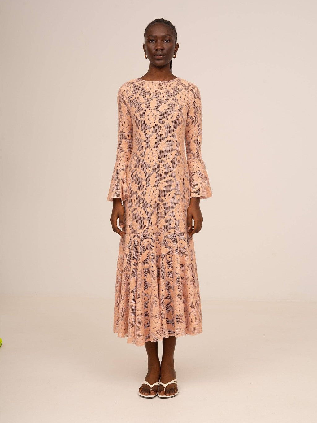 Pink Jester Midi Dress