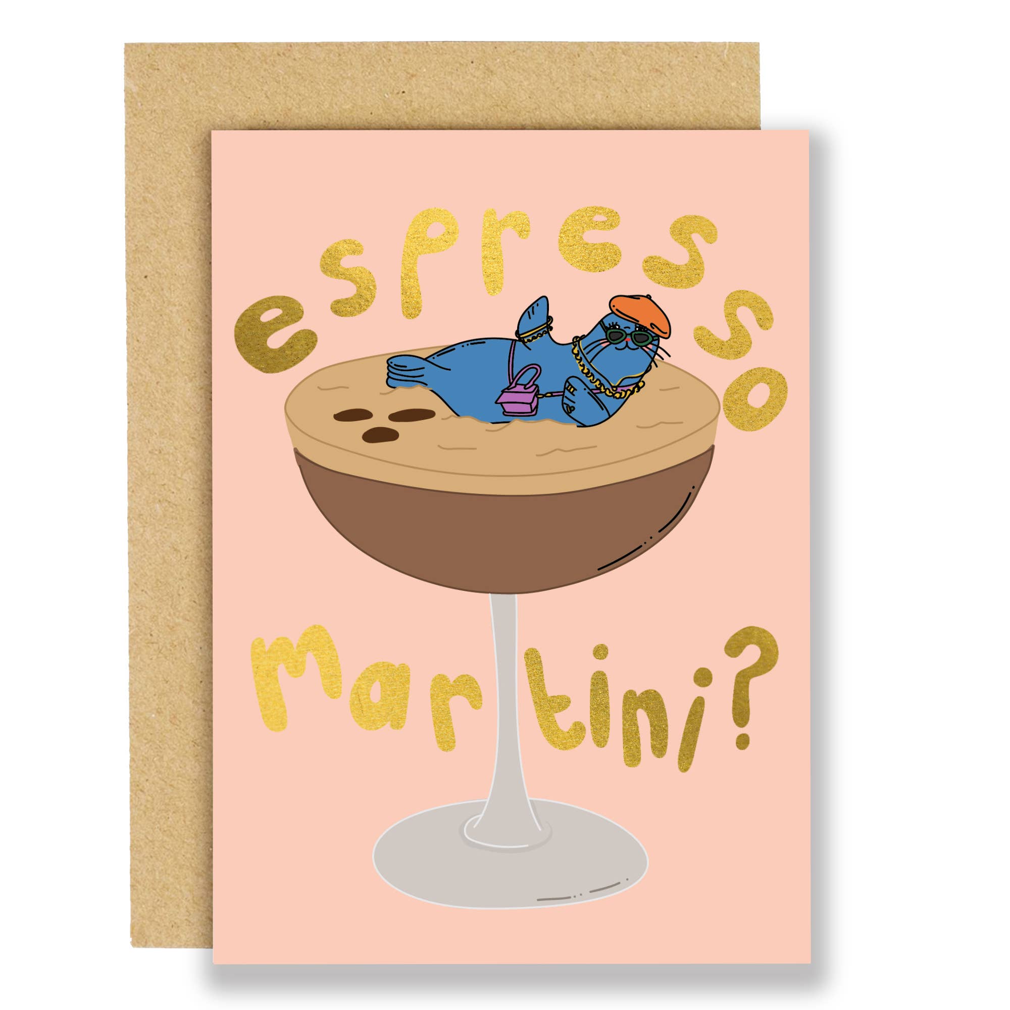 Espresso Martini Birthday Card