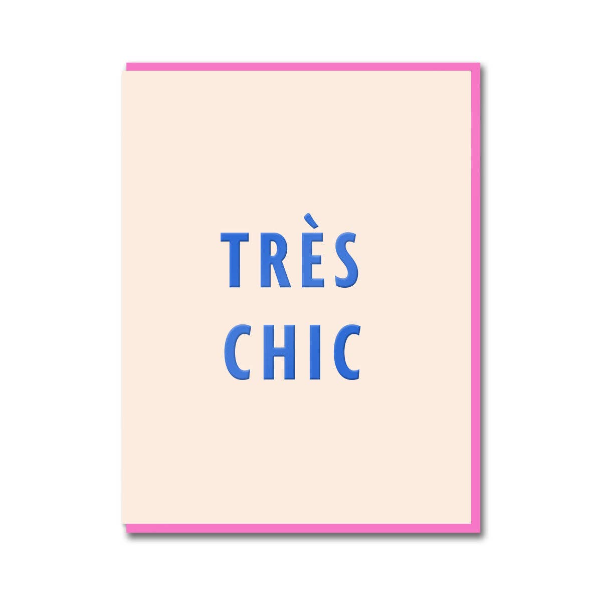 Très Chic Greeting Card