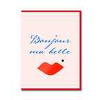 Bonjour Ma Belle Greeting Card