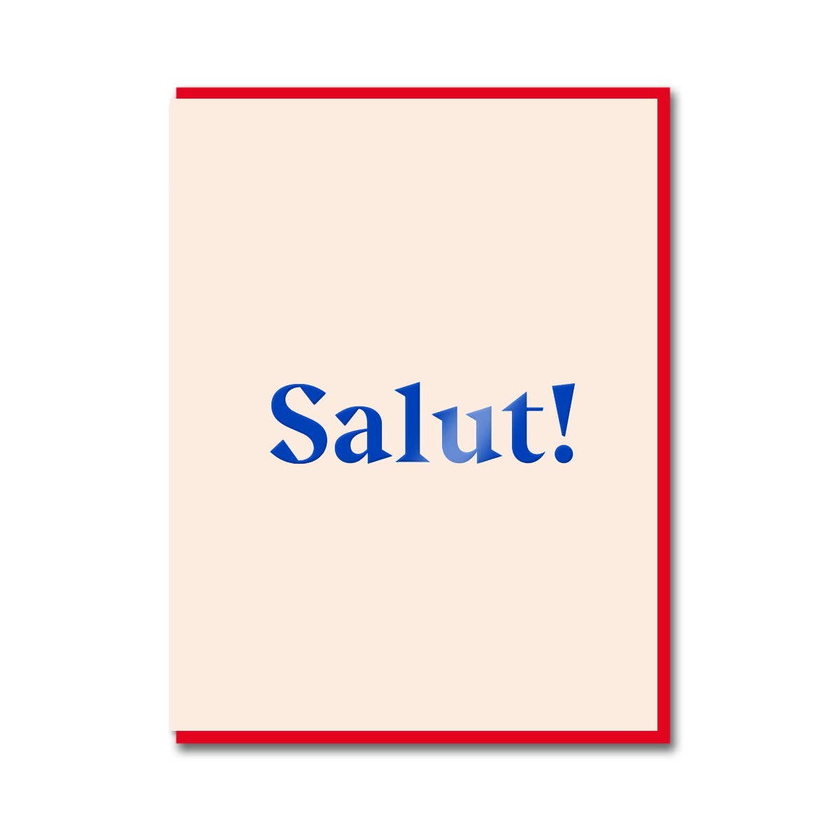Salut Greeting Card