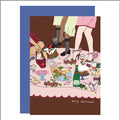 Dancing on the Christmas Table Card