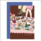 Dancing on the Christmas Table Card