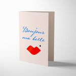 Load image into Gallery viewer, Bonjour Ma Belle Greeting Card
