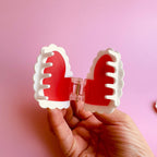 Valetine Hearts Hair Claw