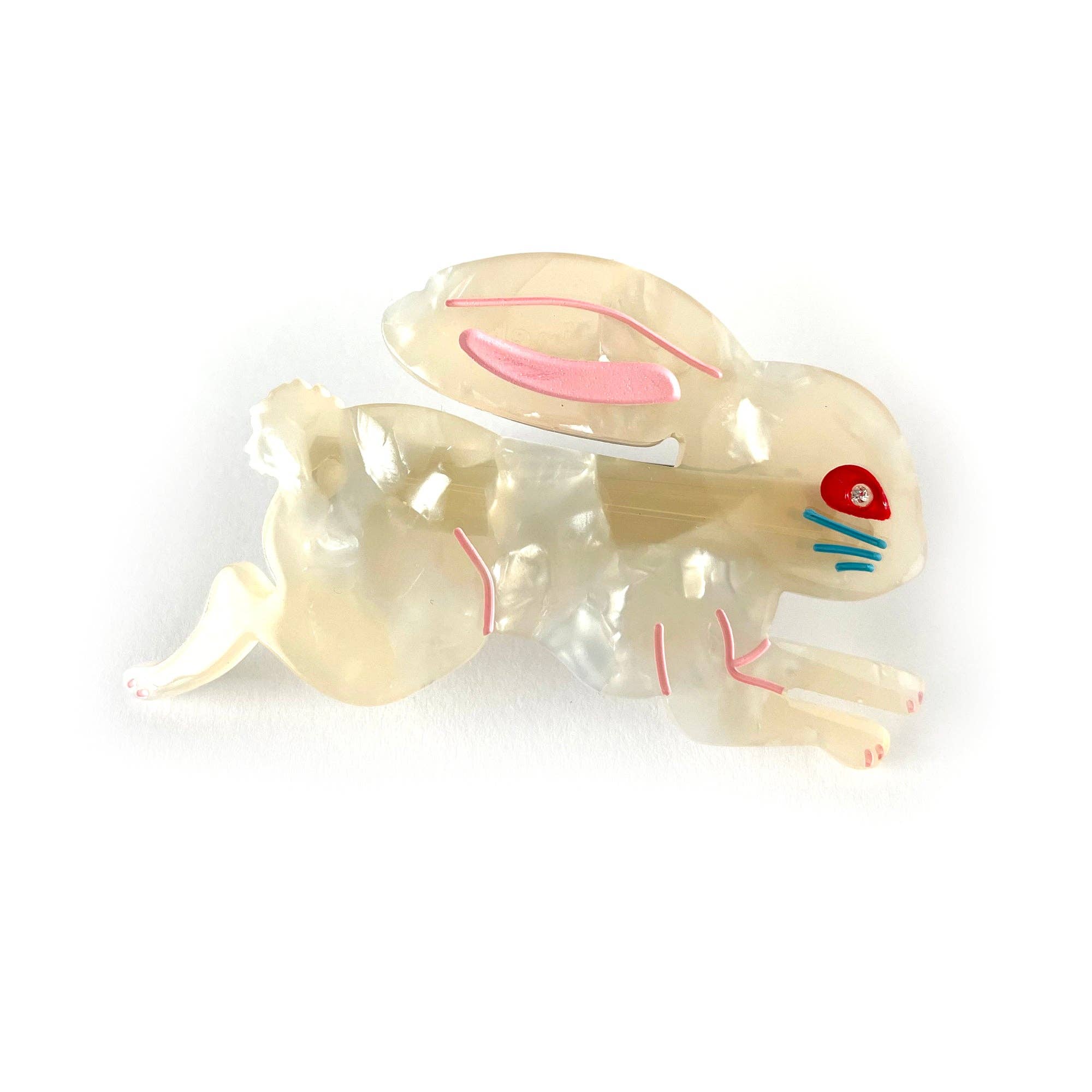 Bunny Yellow Hair Barrette